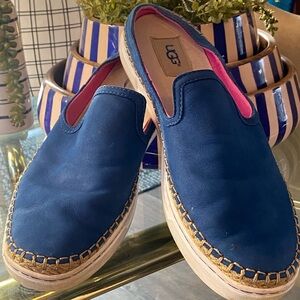 UGG Blue Caleel Espadrilles Mules